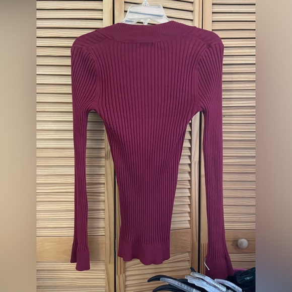 Y2K gxane burgundy sweater XL - Picture 2 of 3